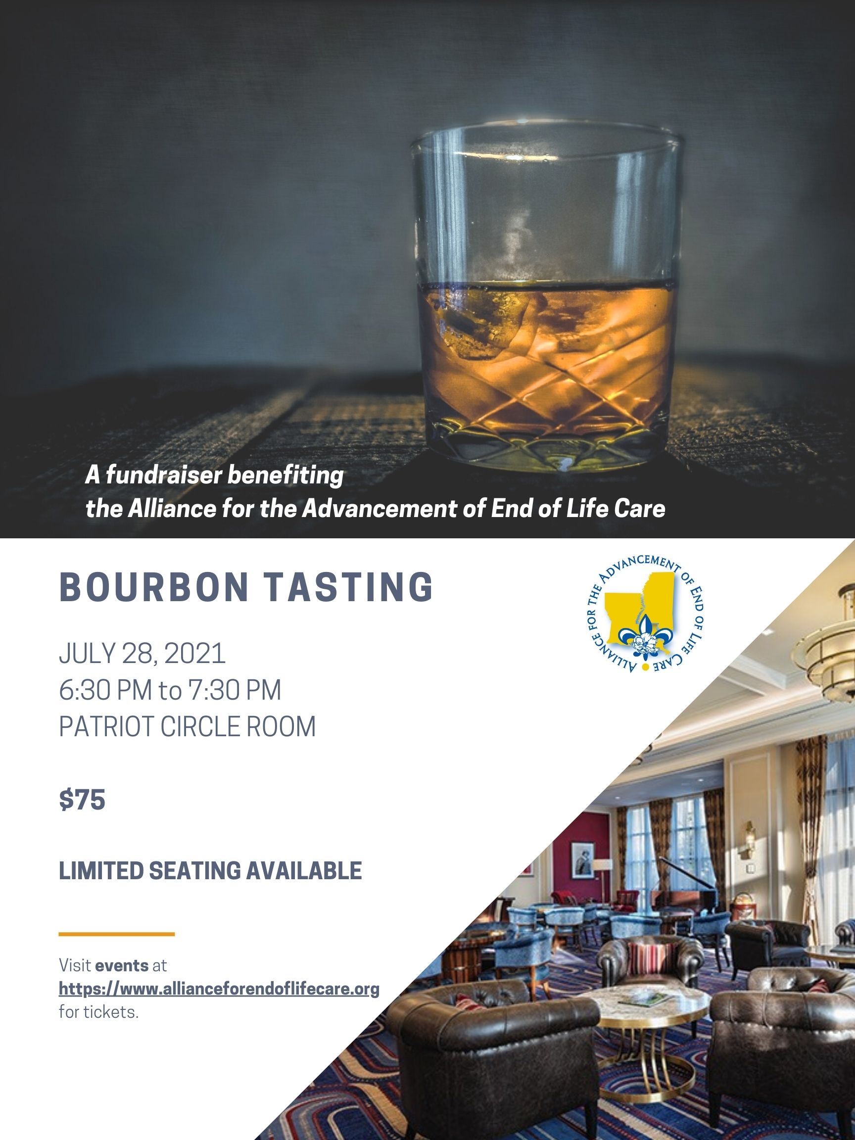 Bourbon Tasting Hospice Fundraiser New Orleans
