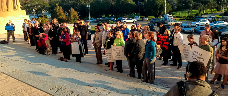 Candlelight Vigil Louisiana State Capital Hospice 2013